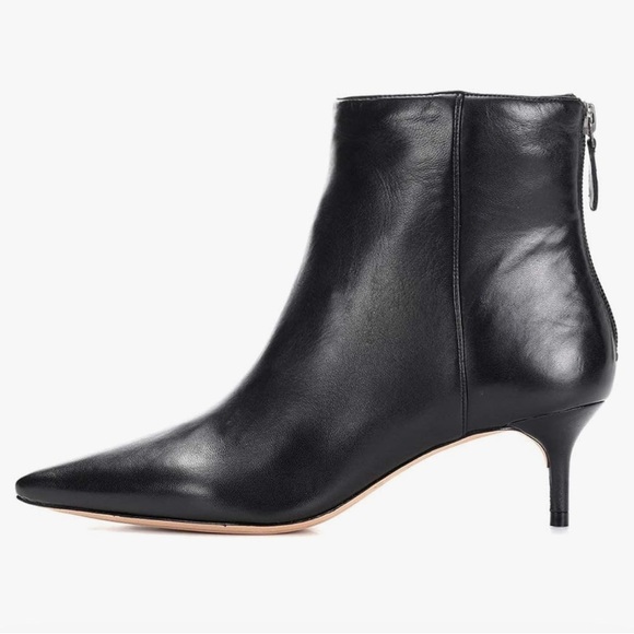 AMARANTOS Fashion Pointed Toe Zip Up Dress Kitten Heel Ankle Boots, size 6 - Picture 1 of 12